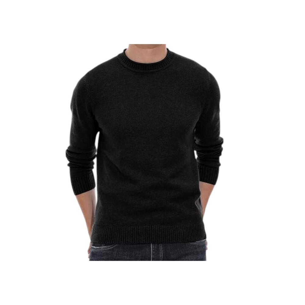 Sailwind Men's Crewneck Sweater Soft Casual Black